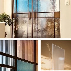12×16 Inch 1/8 Thick Stone Texture Clear Acrylic Plexiglass Wave Ripple Sheet