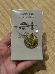 Traveler’s Factory Kyoto Limited Notebook Brass Tag TRAVELER’S Company Set of 2