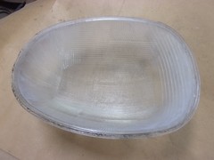 GE 558 Luminaire Street Light Lamp Bulb Cover Dome Shade Glass Refractor Lens US