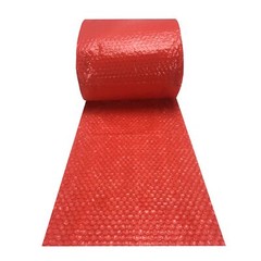 UBMOVE Small Bubble Red Wrap – 12″ x 120′ perforated every 12″
