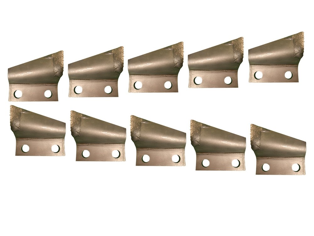 5 RH & 5 LH Carbide Trenching Teeth- B135910, B135911, 3″ Centers on Bolt Hole