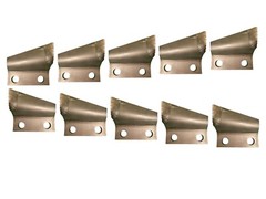 5 RH & 5 LH Carbide Trenching Teeth- B135910, B135911, 3″ Centers on Bolt Hole
