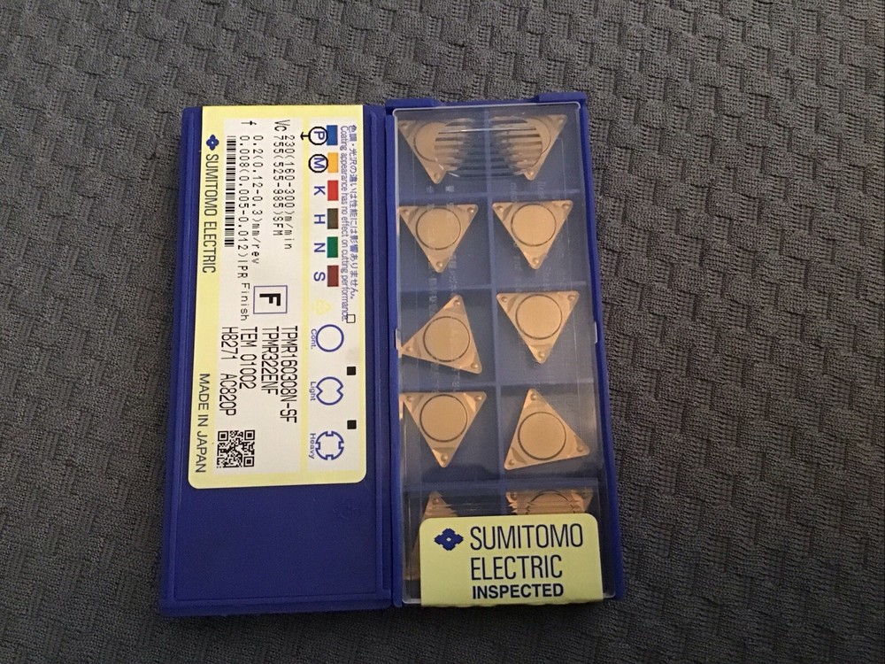 Sumitomo TPMR322ENF / TPMR160308N-SF Inserts