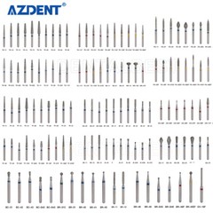 50pcs Dental Turbine Diamond Burs FG For High Speed Handpiece Friction Grip Burs