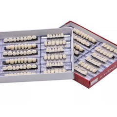 1-10 Boxes Dental Acrylic Resin Denture 23# A1 Full Set Teeth Upper Lower Shade