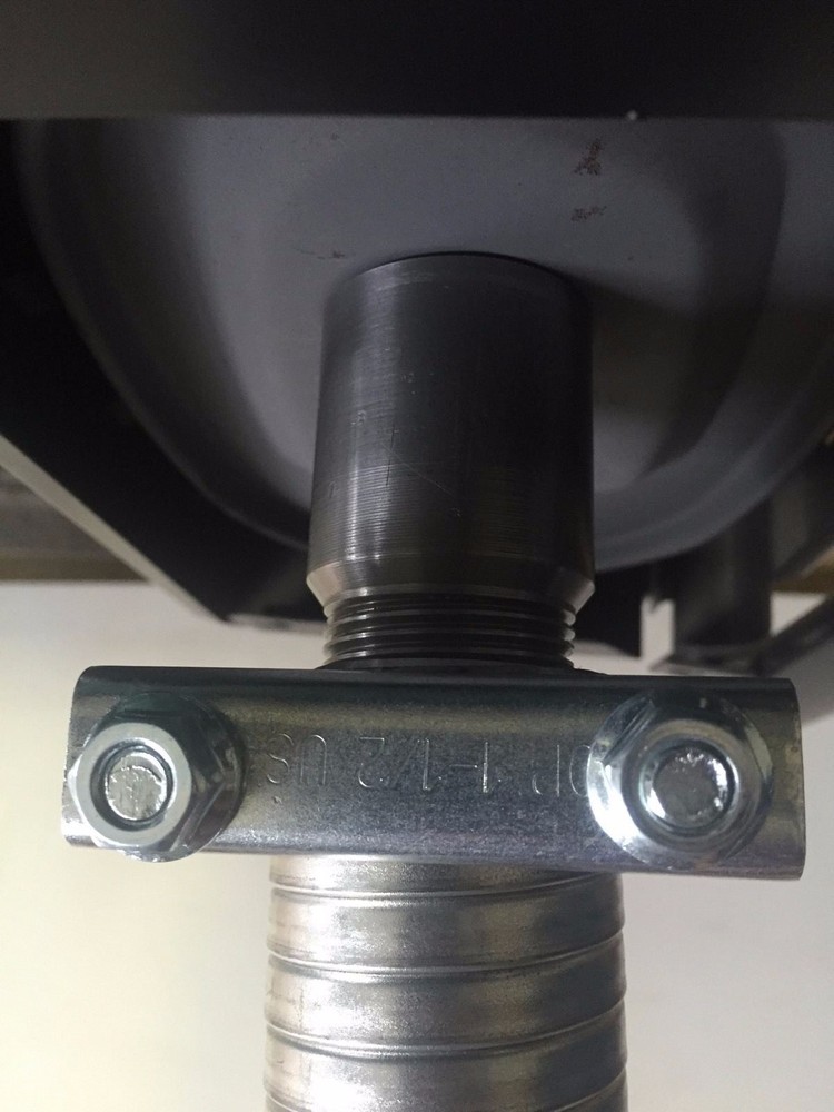 GenExhaust for Duromax (see models in description) 1-1/2″ steel exhst ext(2ft)