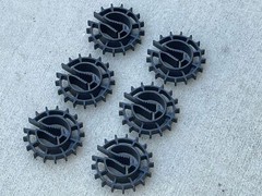 Sandbaggy 1″ Rebar Spacer Wheels – Concrete Form Spacers