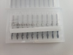 40pcs Genmitsu Milling End Cutter Set 1/8” Shank 2-Flute / Corn-Shaped / FB5