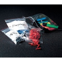 Minigrip Mgrl4p0609 Reclosable Bag, Zip Seal, 9 In L, 6 In W, 4 Mil Thick, Low
