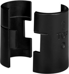 Versatile Black Wire Shelving Clips for 1″ Posts – Fits Multiple Brands, 24 Pack