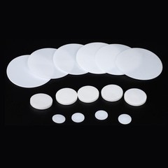 10Pcs 5-100 mm PTFE Solid Round Seal Gaskets Disc Thick 0.5/1/1.5/2/3/4/5/6/8 mm