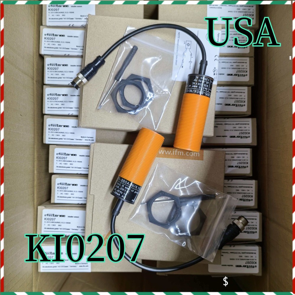 KI0207 For IFM Efector Capacitive Proximity Switch Sensor 20-250AC/DC 15mm 250mA