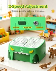 Upgraded Kids Cardboard Cutter, Safe Bladeless STEM Building Machine