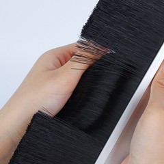 Nylon Metal Backed Strip Brush 100 x 9 cm T-shaped aluminum base