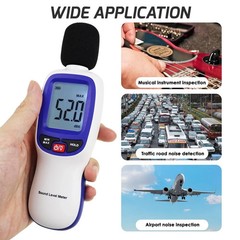 Bluetooth Decibel Meter Digital Sound Level Meter Portable SPL Meter 30~130dB…
