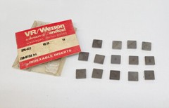 14 ea VR/Wesson Fansteel SPG-422 VR-75 LDD-07542-L Carbide Inserts NOS