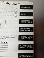 Bobcat 873 Skid Steer Operators & Maintenance Manual High Flow BICS 514140001-UP