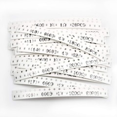 Chanzon 1200pcs 0603 SMD Resistor Kit 0-10M Ω ohm 60 Values 1/10W 0.1W ±1%…