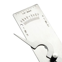HFS(R) V-WAC Single Weld Gage Welding Inspection Thread Gauge Inch Stainless