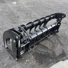 Presale Ship Within 10 days-72” Root Rake Grapple Attachment Skid Steer