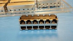 SS-73100-001 Connector Modular Stack Jack F 96 POS 2.54mm Terminal 12 Port