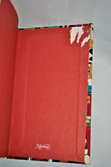 Markings Vintage Fabric Journal Gorgeous Floral Pig Swan Cow Multicolor Design