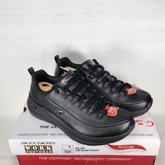 11 WOMEN – SKECHERS Arch Fit 2.0 SR Rosraine – Slip Resistant / EH – WORK -Black