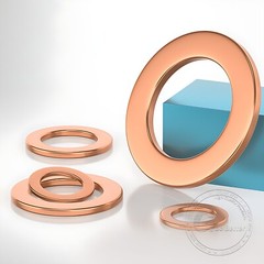 Copper Sealing Washers Metric – M3 M4 M5 M6 M7 M8 M10 M12 – M60 Sump Plug Washer