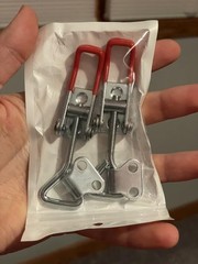 2Pcs Adjustable Toggle Latch Quick Release Pull Latches Toggle Clamp with 220lbs