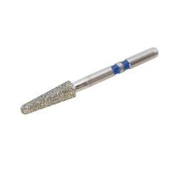 10pcs/pk Zirconia Adjustment Diamond Burs Z856/025M Round End Taper Medium Grit