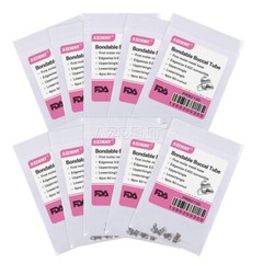 AZDENT Dental Ortho Bondable Buccal Tubes 1st Molar Edgewise /ROTH /MBT 022