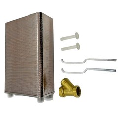 100 Plate Stainless Steel Heat Exchanger Brazed Plate Heat Exchanger