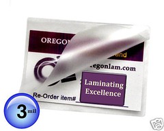 200/pack Hot Laminating Pouches for Prayer Cards 3 Mil 2-3/4 x 4-1/2, 2.75 x 4.5