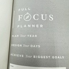 Full Focus Planner Michael Hyatt Hardcover Goal Productivity Journal Unused 2018