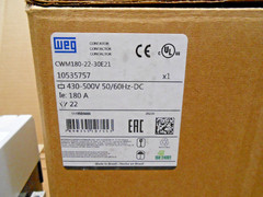 NEW WEG CWM180-22-30E21 IEC MOTOR CONTACTOR 150HP@460V 3 POLE 180 AMP 430-500V