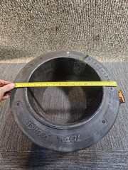 (QTY 2) Total Source Smooth Press-On Forklift Tires 18x9x12-1/8, L220506227