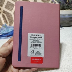 NEW Opalhouse Monogram M Journal, 5″x 7″ 96 Sheets, Mauve & Purple Covers