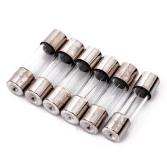 USA 100pcs/Set 5x20mm Quick Blow Glass Tube Fast-blow Glass Fuse Assorted Kit