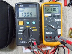 AEMC MODEL 1026 MEGOHMETER WITH ACCESSORIES + CASE-0208294.
