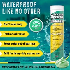 Ultra Heavy Duty Green Grease Tube (14oz, 1 Pack) for Grease Gun – NLGI 2