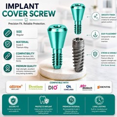Dental Healing Cover Screw Closure Caps Fit Hiossen/Nobel/Straumann Mini/Regular
