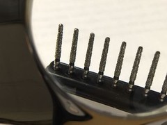Diamond Burs 50×199-856-015sXC extra course 1.6 mm Diameter 10mm Cutting Length.