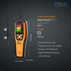 Elitech HLD-200+ Refrigeran Leak Detector Halogen Leak Detector Freon Checker