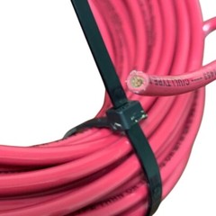 New 100’ Red Pink 10 AWG THHN THWN Stranded Copper Alan Wire – Open Box
