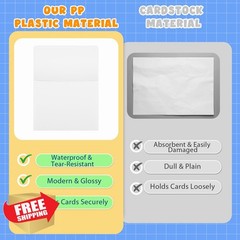 Fuutreo Clear Wall Pockets 12 Pcs 12.6″x9.4″
