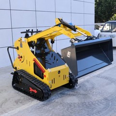USA FREE SHIP B&S Engine Mini Skid Steer Track Loader Crawler With 2 Attachment