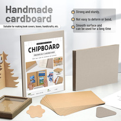 JNENERY 10 Chipboard Sheets 8.5 X 11″, 22Pt Book Board for Bookbinding