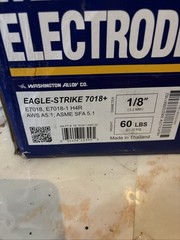 Washington Alloy Co. Eagle E Strike 7018 1/8” Welding Electrodes￼