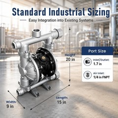 13.21GPM  Air Operated Double Diaphragm Pump