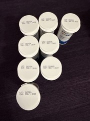 HYDRION CH-1000 Free Chlorine Based Test Strips 0-1000ppm 100 New Lot Of 8